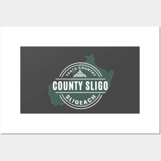 County Sligo Map Posters and Art